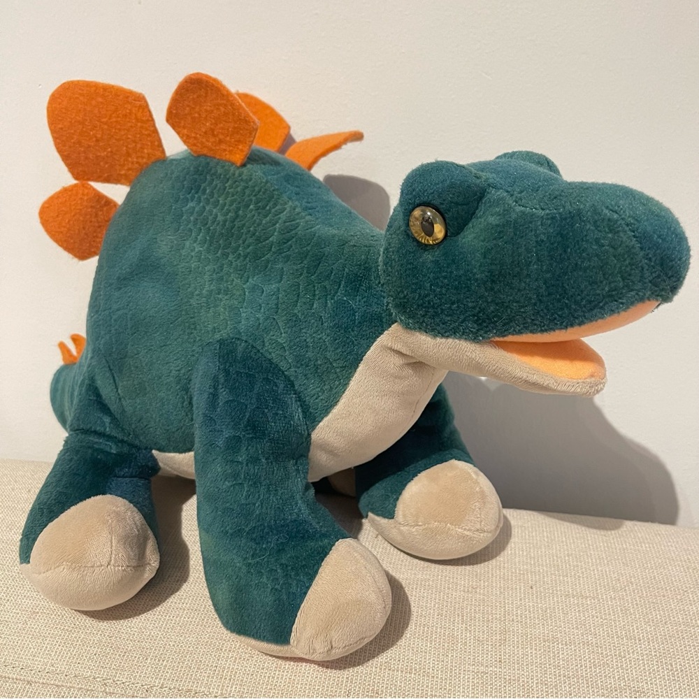 Build-A-Bear Green Stegosaurus Huggable Dinosaur Kids Stuff Toy Companion